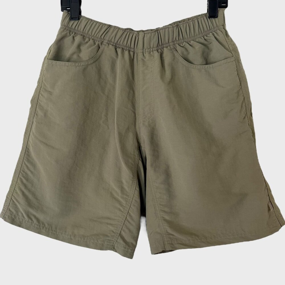 REI Lined Pull-On Hiking Shorts Olive Khaki Men's Size Medium Outdoors Camping